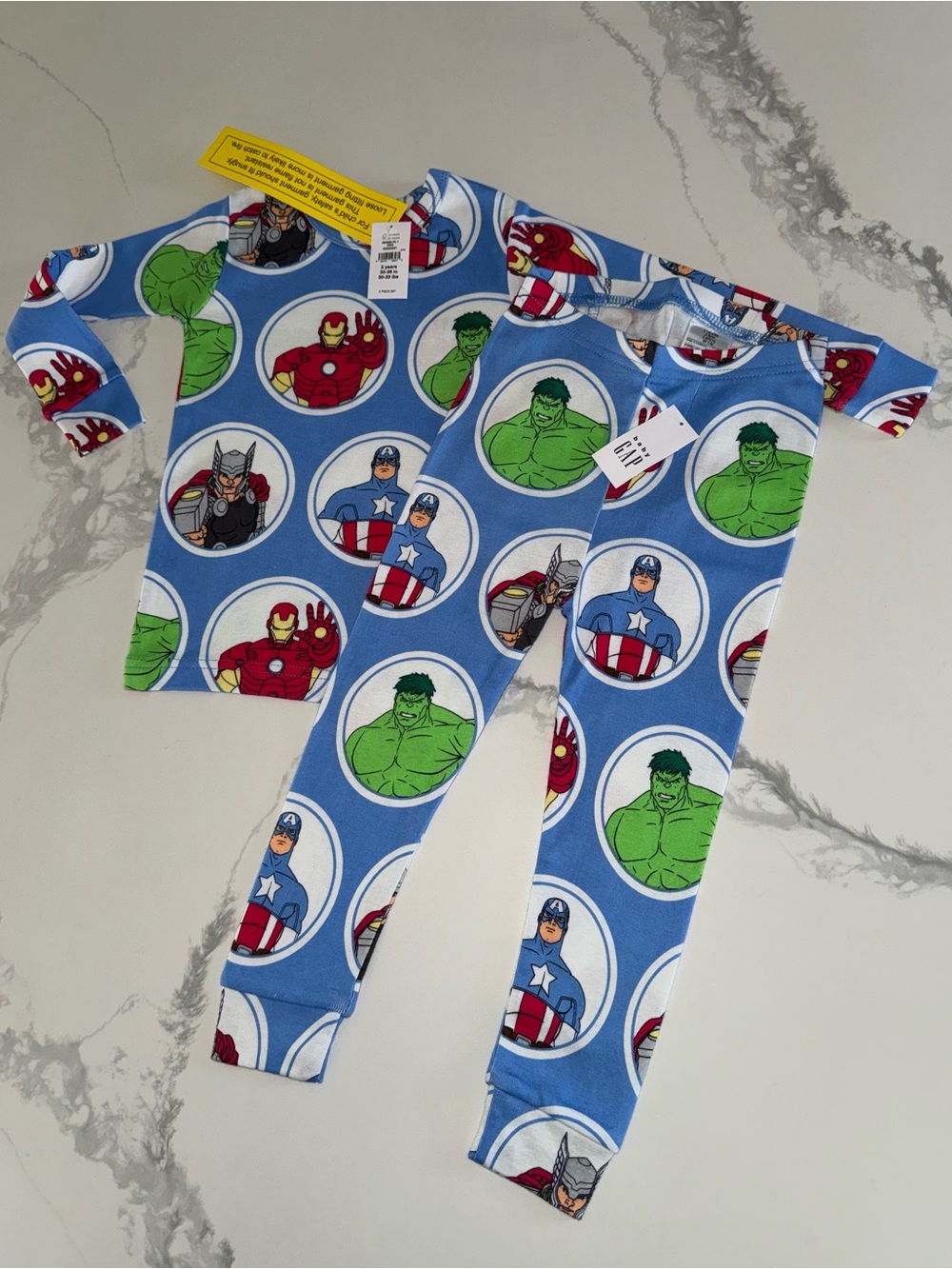GAP Toddler Marvel Avengers Pajamas Superhero Superheroes 2T